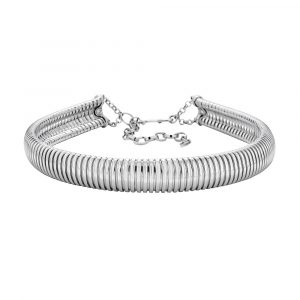Athena White Thick Choker
