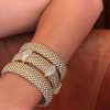 Antoinette Yellow Cuff with White Topaz - Image 4