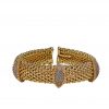 Antoinette Yellow Cuff with White Topaz